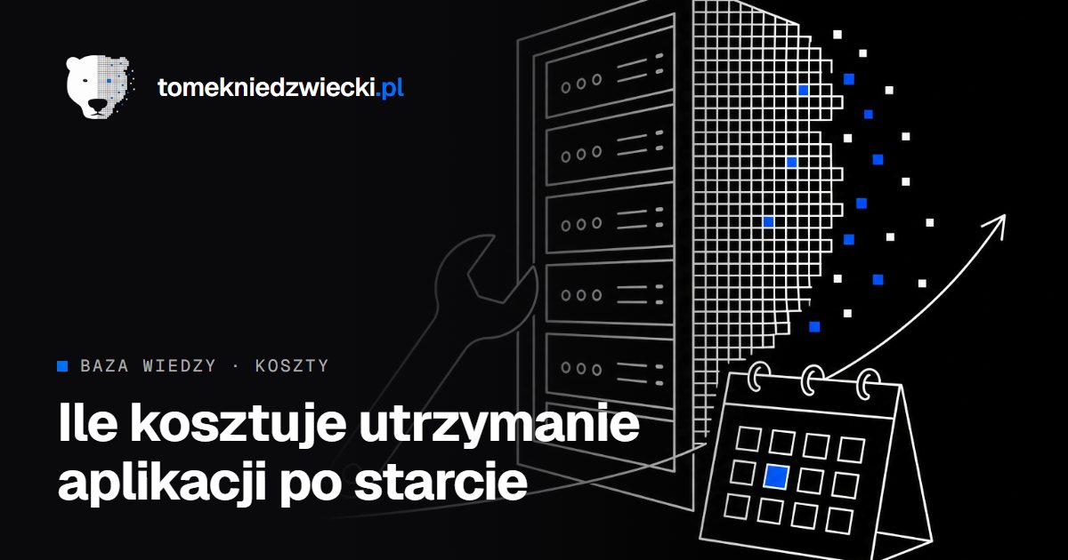 Ile kosztuje utrzymanie aplikacji po starcie? — karta z bazy wiedzy