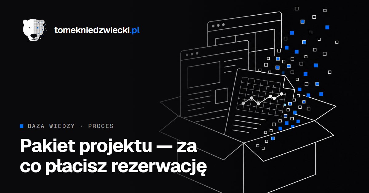 Za co płacę rezerwację i co dostaję w pakiecie projektu? — karta z bazy wiedzy